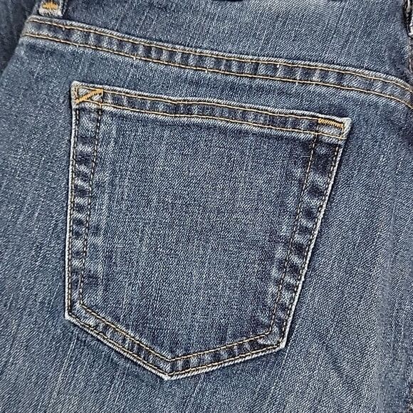 Eddie Bauer shaped bootcut blue denim Jeans Size 8S - Picture 2 of 12